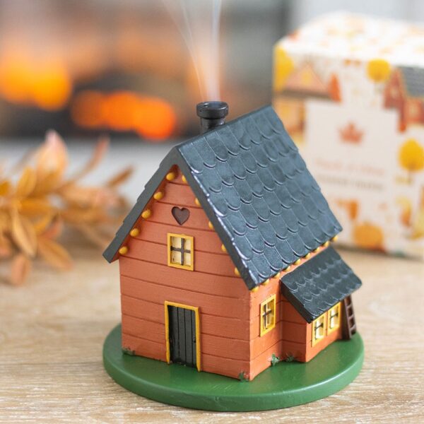 CZ_38227.jpg Brown House Incense Cone Burner - Aromatherapy