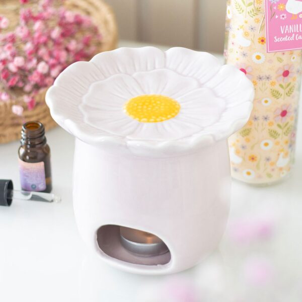 Pink Daisy Oil Burner - Aromatherapy