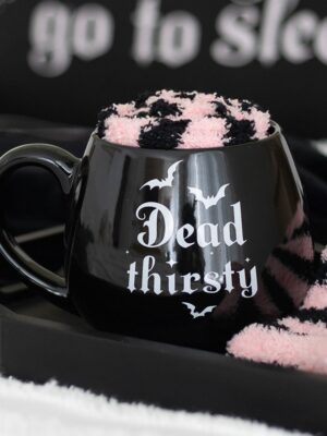 Dead Thirsty Mug and Socks Set - Gothic Decor