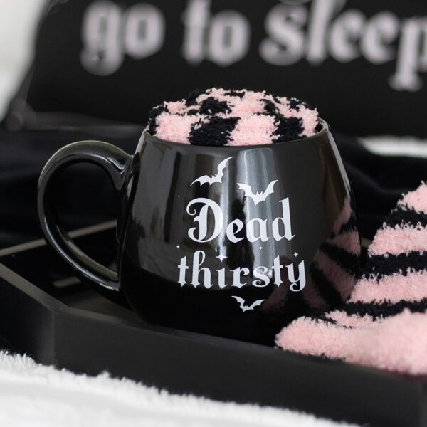 Dead Thirsty Mug and Socks Set - Gothic Decor