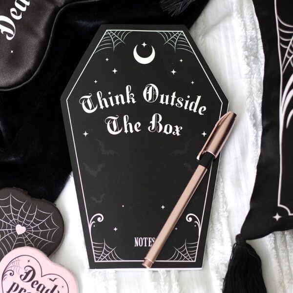 DE_97125.jpg Coffin Shaped Notebook - Gothic Decor
