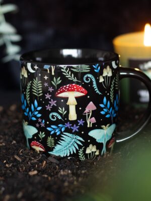 Dark Forest Print Mug - Gothic Decor