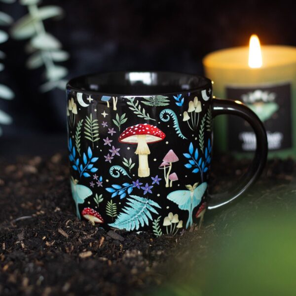Dark Forest Print Mug - Gothic Decor