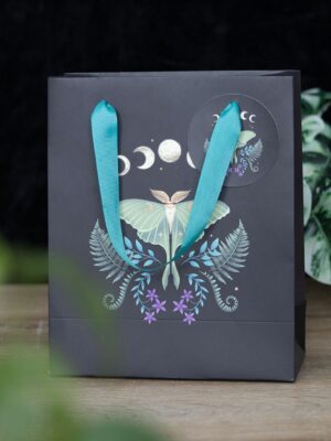 23cm Medium Luna Moth Gift Bag - Spiritual Home Decor