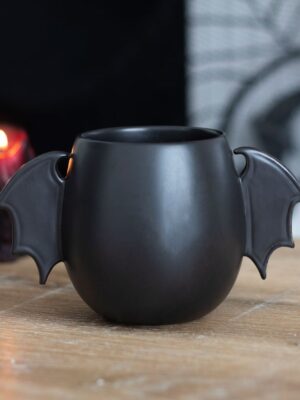 Bat Wing Rounded Mug - Ceramic Mug