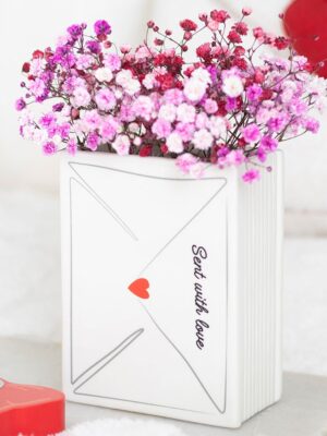 Love Letter Valentine's Day Flower Vase - Spiritual Home Decor