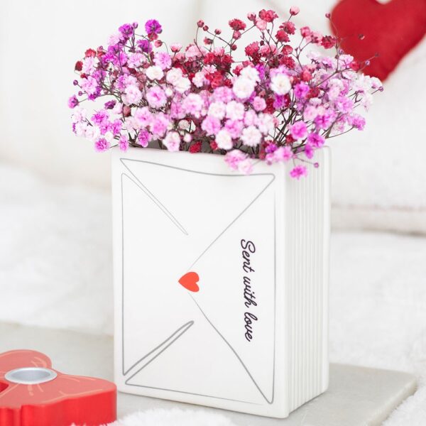 Love Letter Valentine's Day Flower Vase - Spiritual Home Decor