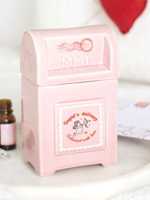 Cupid's Delivery Valentine Postbox Oil Burner - Spiritual Home Decor