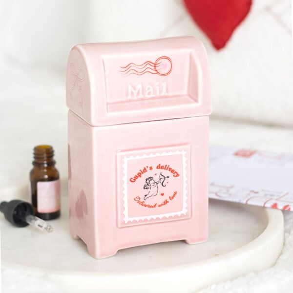 DL_65226.jpg Cupid's Delivery Valentine Postbox Oil Burner - Spiritual Home Decor