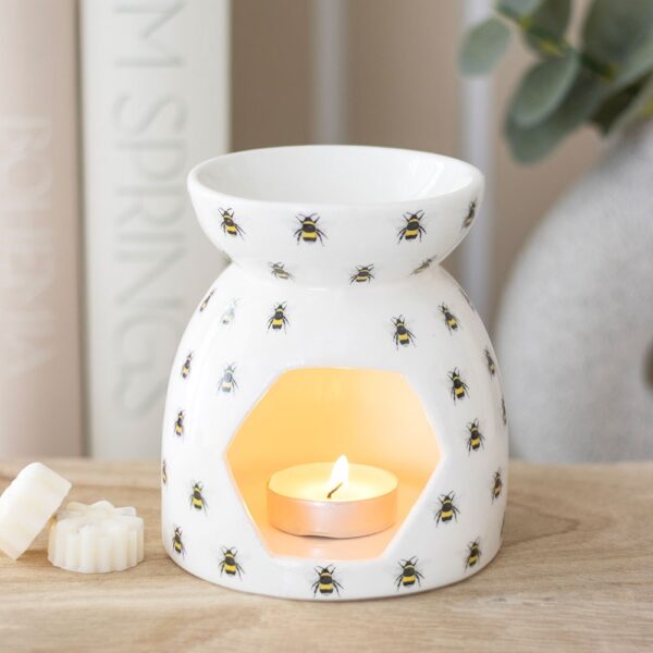 DP_08831.jpg All Over Bee Print Oil Burner - Spiritual Home Decor