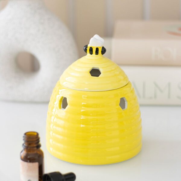 Yellow Beehive Oil Burner - Spiritual Home Decor