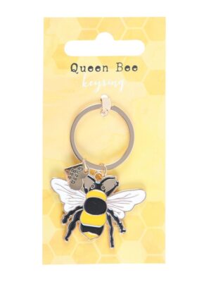 Queen Bee Enamel Keyring - Spiritual Home Decor