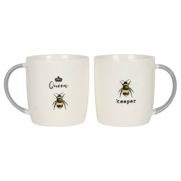 DP_41538.jpg Queen Bee and Bee Keeper Mug Set - Ceramic Mug
