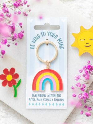 DW_25327.jpg Be Kind to Your Mind Rainbow Keyring - Spiritual Home Decor
