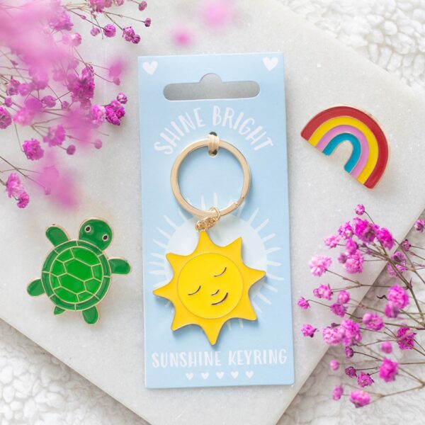 DW_25627.jpg Shine Bright Sun Keyring - Spiritual Home Decor