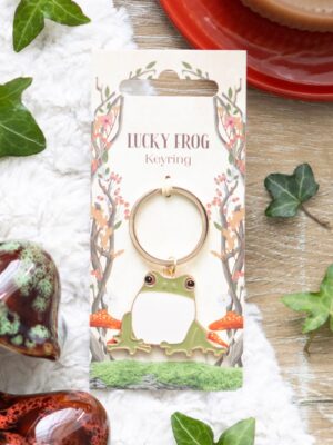 Lucky Frog Keyring - Spiritual Home Decor