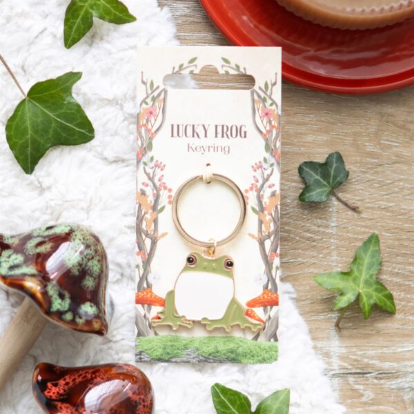 Lucky Frog Keyring - Spiritual Home Decor