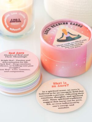 Set of 36 Aura Reading Cards - Spiritual Home Decor