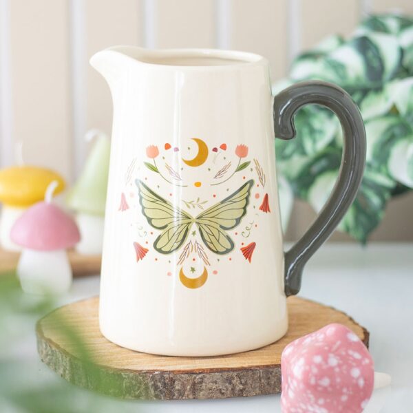 FA_29726.jpg Fairy Wing Ceramic Flower Jug - Spiritual Home Decor