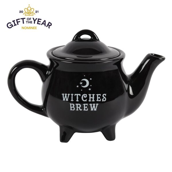 FI_30630.jpg Witches Brew Black Ceramic Tea Pot - Witchcraft Ritual