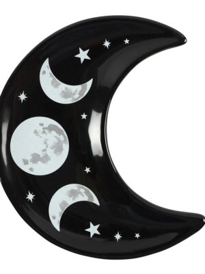 Crescent Moon Trinket Dish - Spiritual Home Decor