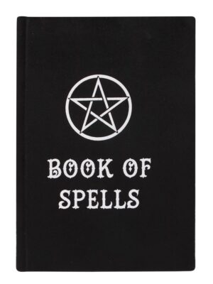 Book of Spells Velvet A5 Notebook - Book Decor