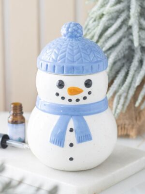 Winter Snowman Oil Burner - Spiritual Home Decor