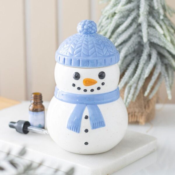Winter Snowman Oil Burner - Spiritual Home Decor