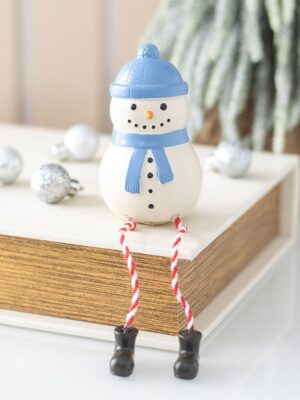 Winter Snowman Shelf Sitter Ornament - Figurine