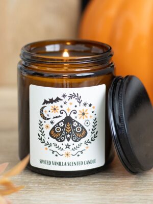 Frightful Folk Moth Spiced Vanilla Scented Candle - Aromatherapy