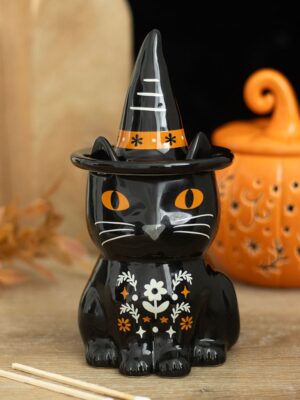 Frightful Folk Black Cat Oil Burner - Aromatherapy