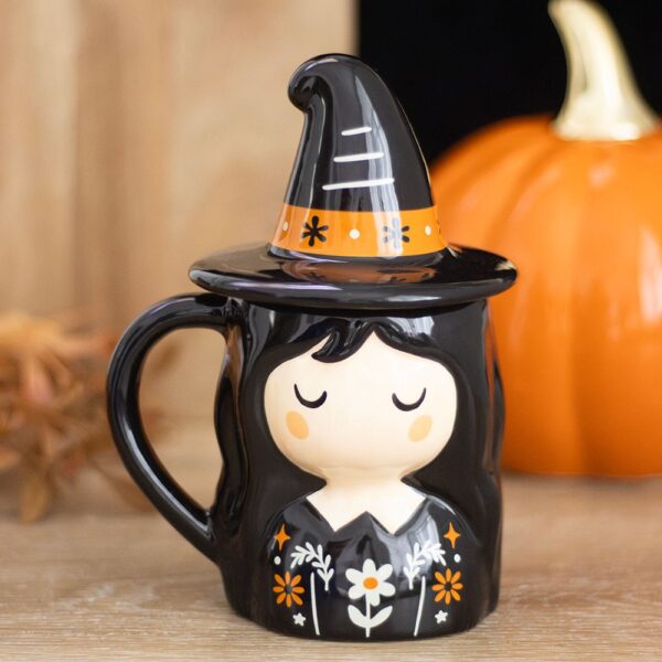 FR_34927.jpg Frightful Folk Witch Lidded Mug - Witchcraft Ritual