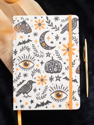 Frightful Folk Print A5 Notebook - Book Decor