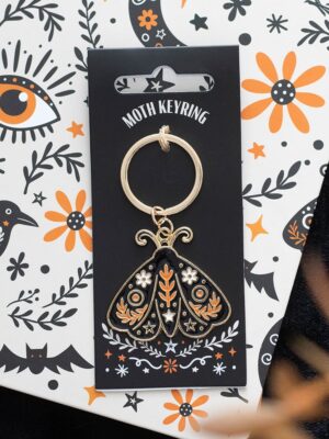 Folk Moth Keyring - Jewelry