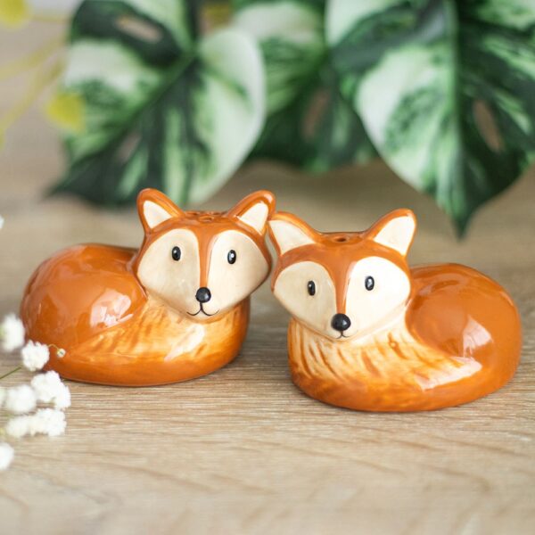 FW_89025.jpg Fox Salt and Pepper Shakers - Spiritual Home Decor