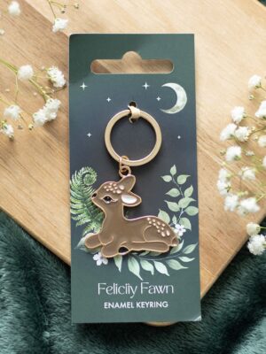 Felicity Fawn Keyring - Spiritual Home Decor