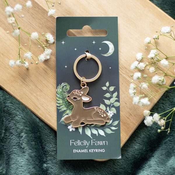 FW_89625.jpg Felicity Fawn Keyring - Spiritual Home Decor