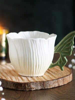 Flower Fairy Wing Teacup - Ceramic Mug
