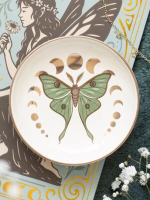 FY_72027.jpg Moonphase Moth Trinket Dish - Spiritual Home Decor