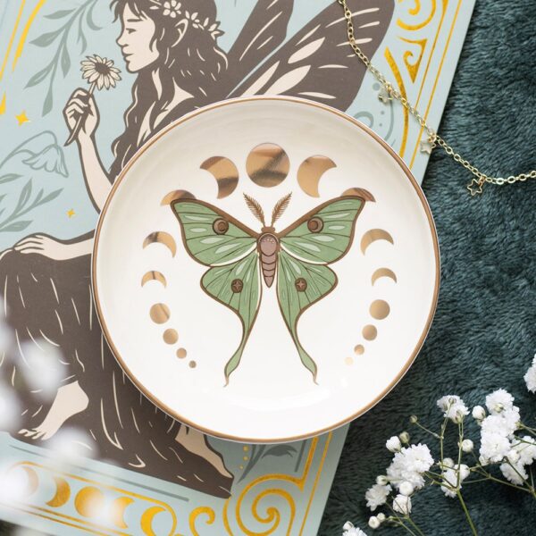 FY_72027.jpg Moonphase Moth Trinket Dish - Spiritual Home Decor