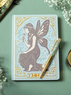 Fairy Tales A5 Notebook with Crystal Pen - Crystal Healing