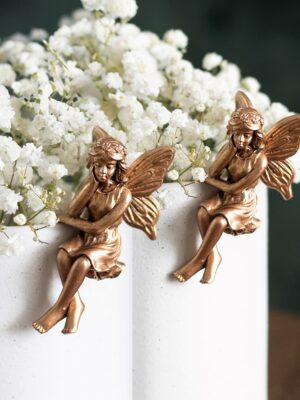Set of 2 Fairy Pot Hanger Ornaments - Figurine