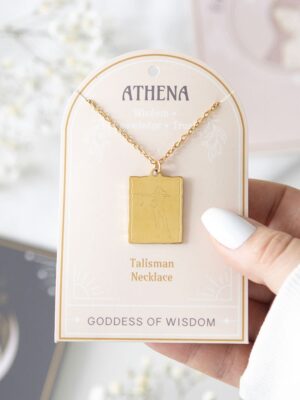 Athena Goddess Talisman Necklace - Jewelry