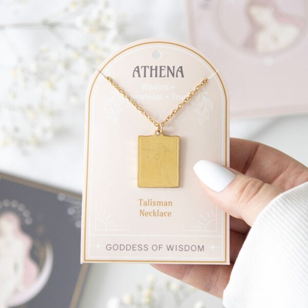 Athena Goddess Talisman Necklace - Jewelry