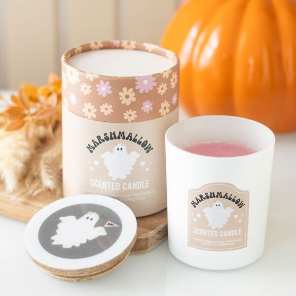 Ghost Toasted Marshmallow Candle - Aromatherapy