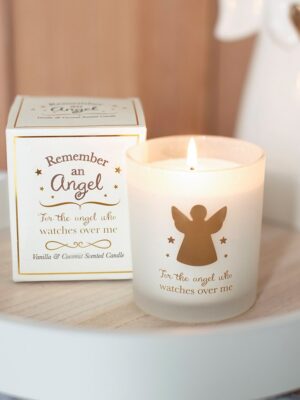 Remember an Angel Vanilla & Coconut Candle - Angel Figurine