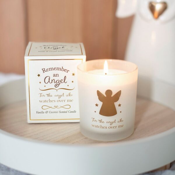 Remember an Angel Vanilla & Coconut Candle - Angel Figurine