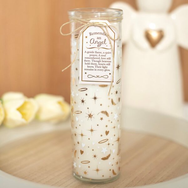 GU_67427.jpg Remember an Angel Vanilla Tube Candle - Angel Figurine