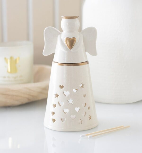 Angel Shaped Oil Burner - Angel Figurine