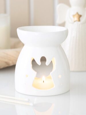 Angel Cut Out Oil Burner and Wax Warmer - Angel Figurine